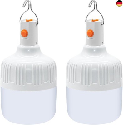 Ledeak 2 Stück LED Campinglampe, USB Wiederaufladbare Camping Laterne Superhell 