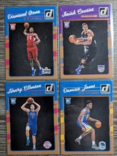 Lot (4) 2016-17 Donruss Basketball Rookies - Stone, Cousins, Jones, Ellenson