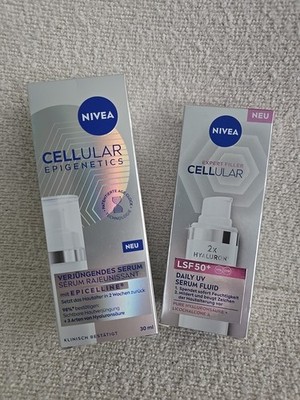 Nivea Cellular Epigenetics 30ml & Nivea Cellular Daily UV Serum Fluid 30ml