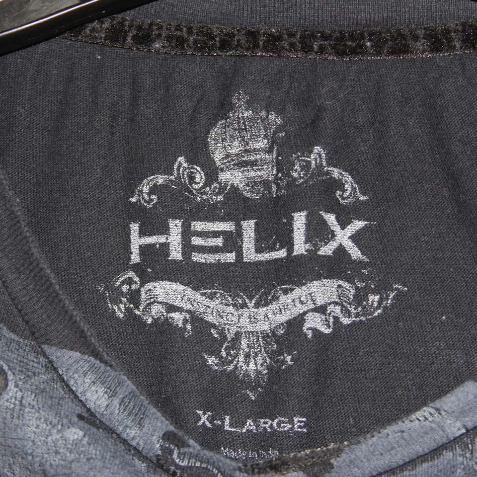 Affliction Type Men's Graphic Skull Wings T Shirt XL Grunge Goth Skater Y2K - Image 4 of 4