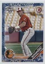 2019 Topps Holiday Bowman White Snow Prospects 50/50 Rylan Bannon #TH-RB 7sd