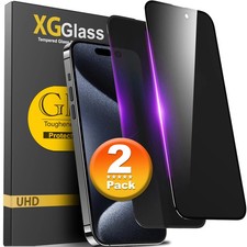 iPhone 17 17e 16 16e 15 Pro Max 14 13 12 11 Plus Privacy Glass Screen Protector