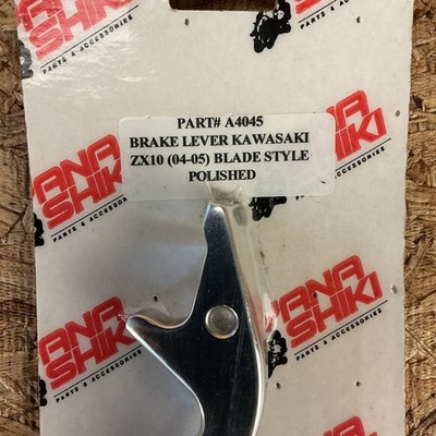 NEW Kawasaki Zx10 04-07 Clutch Brake Lever Blade Style Polished