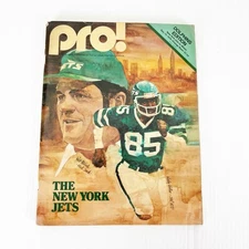 PRO! NFL Miami Dolphins New York Jets Football Dec 15 1979 Magazine