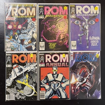 ROM: SPACEKNIGHT COMIC LOT - 1980-2017 - FREE SHIPPING - SEE PICS FOR CONDITION