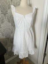NWT Wild Fable White Eyelet dress -Size Small