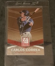 2015 Panini Donruss - Elite Carlos Correa #34 (RC) Astros Twins WSC HOF?