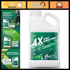 4X Non-Ionic Surfactant Spray - No-Foam Concentrate, 1 Gallon for Effective Clea