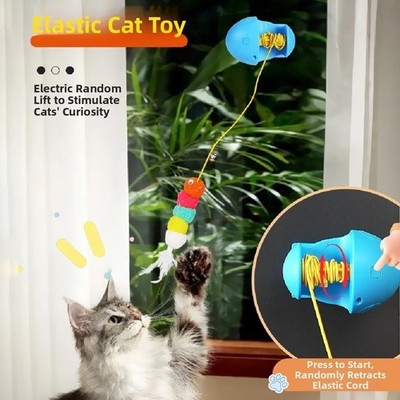 Katze Yo-Yo Elektrisch Smart Tür Hängespielzeug Katzenspielzeug Selbstunterhaltung und Spaß