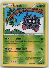 Tangela 1/114 Common Steam Siege Pokemon Reverse Holo LP