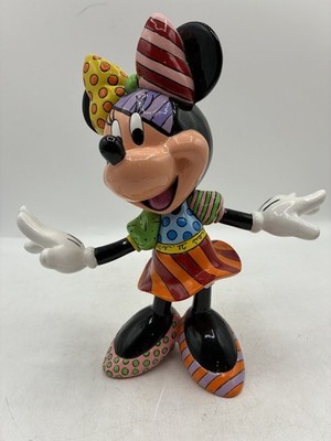 Romero Britto Disney Minnie Mouse Figurine Rare Authentic Collectible (No Box)