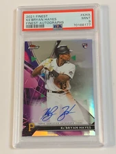 2021 Finest Autographs #KHA Ke'Bryan Hayes RC - PSA 9 (Mint) Auto