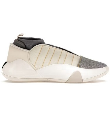 adidas Men's White/Gray Low Top Slip-On Solid Athletic Sneaker Boost