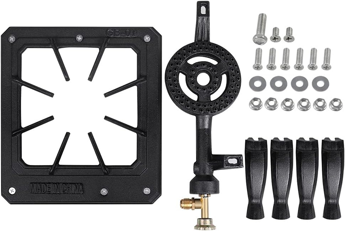 Portable Stove Burner Cast Iron Propane LPG Gas Cooker for Patio Outdoor