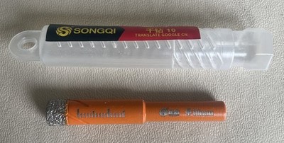 10 mm gelötete Diamant Trockenbohrer Bohrkrone Lochsäge Schnitt Fliese Songqi Brandneu