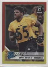 2019 Panini Donruss Optic Rated Rookie Red & Yellow Prizm Devin Bush II #194 6h5