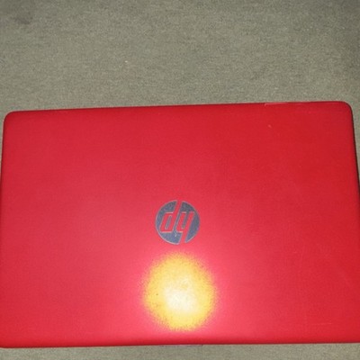 HP Red Notebook Laptop with Intel Pentium Processor Integrated On-Board Graphics