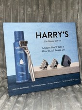 Harry's The Chrome Razor 6pc Gift Set for Men Shaving Kit Brand New In Box