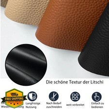 Leather Repair Tape Black 16x63 Inch Self Adhesive Vinyl Patch