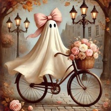 Halloween Ghost Diamond Art Kit 5D DIY Painting Craft