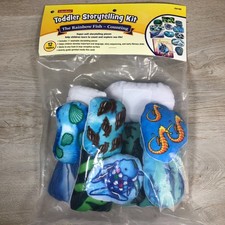LAKESHORE 11pc Toddler Storytelling Kit "The Rainbow Fish" Counting Sea Life NIP