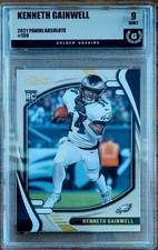 Kenneth Gainwell 2021 Panini Absolute RC #139 Golden Grading (GG) 9 Mint