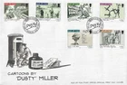 2011 Isle of Man Cartoons by Harold 'Dusty' Miller First Day Cover