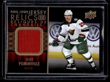 2015-16 Upper Deck Tim Hortons NHL Jersey Relics Jason Pominville #JR-JP