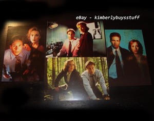 vintage THE X-FILES Lot of 4 Officially Licensed POSTCARDS collectible unused
