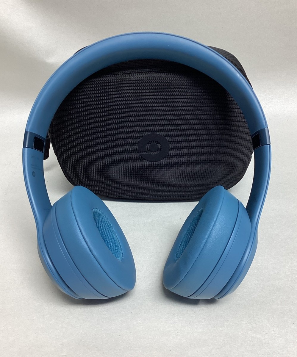 Bluetooth Headphones Ear Pads Beats Solo Wireless Baby Blue