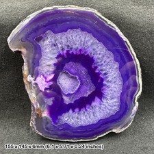Agate a7 slice crystal, spiritual Spiritual stone, certified