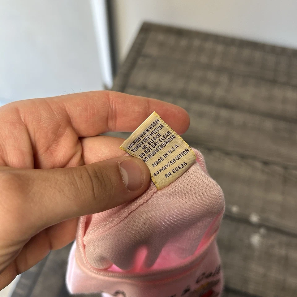 Camiseta Promocional Vintage Años 80 King Babar & Celeste TV Show Rosa Bebé Niño Pequeño Talla 2T Foto 4 de 4