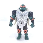 Vintage 1995 TMNT Metal Mutants Michelangelo Mikey Figure with Armor Incomplete