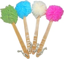 4 Pack Shower Loofah Body Back Scrubber - Exfoliating Loofah luffa loofa Ba...