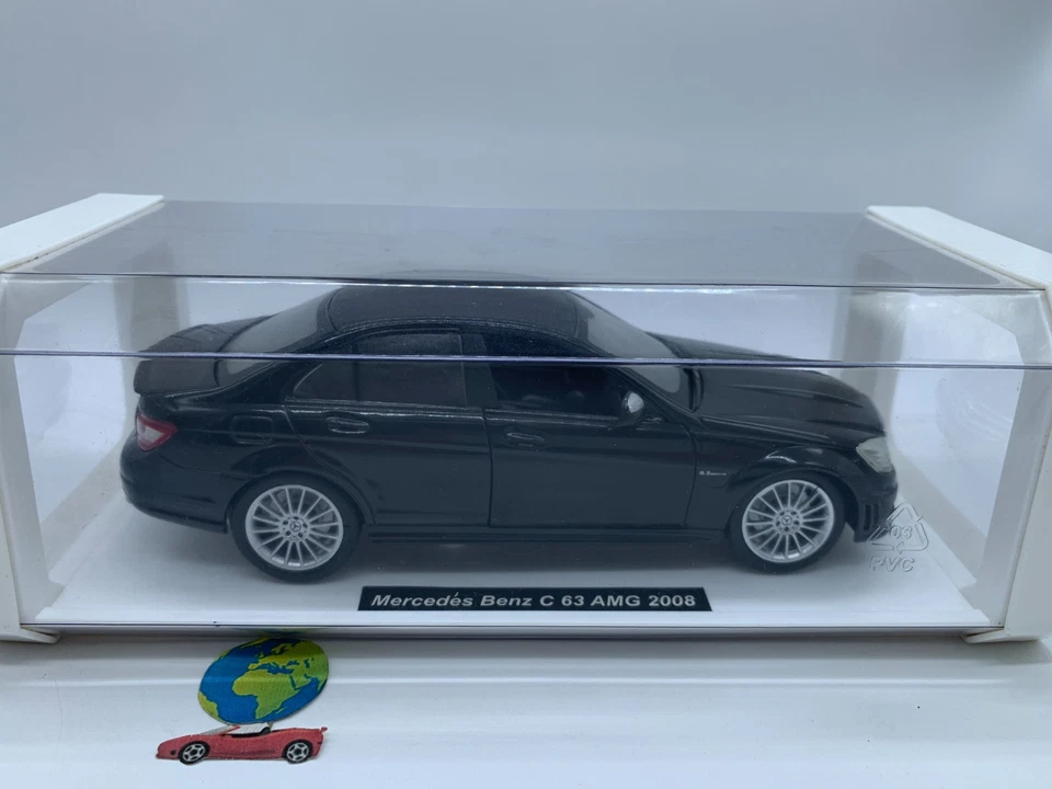 New Ray Mercedes Serie C 63 AMG 2008, scala 1:24 - 1:25, (3205), vintage - Immagine 2 di 4