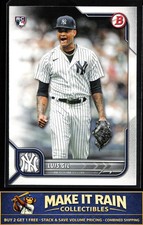 Luis Gil 2022 Bowman #72 New York Yankees Rookie RC