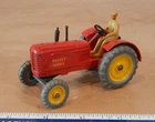 VINTAGE, DINKY TOYS MASSEY HARRIS TRACTOR #300, MADE IN ENGLAND BY MECCANO