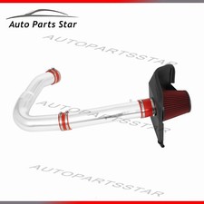 Cold Heat Shield Air Intake Red Filter For 11-23 Challengercharger300 3.6 V6