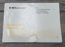 OEM KAWASAKI EX250/NINJA 250R OWNERS MANUAL- 99987-1612