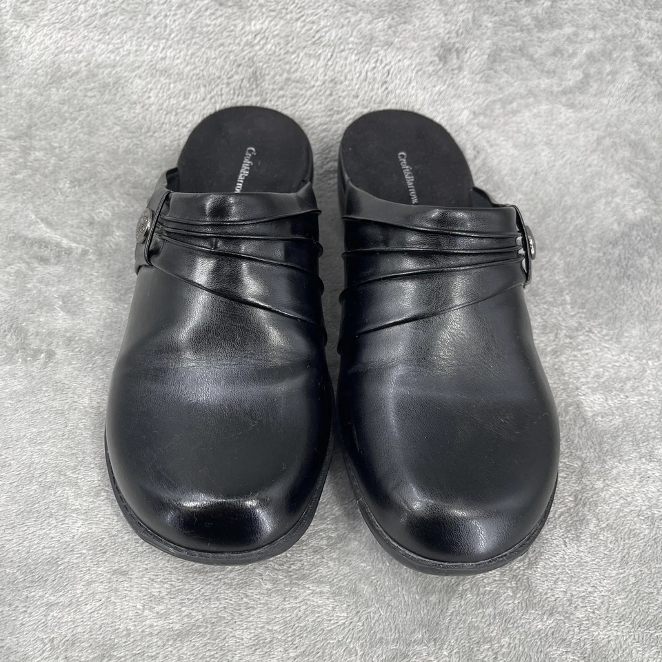 Croft & Barrow Clog 女式 7.5M 码 Academia Y2K Preppy Mule 职业舒适 — 第 4/4 张图片