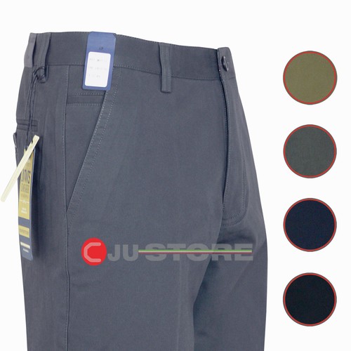 Pantaloni uomo invernale cotone stretch felpato foderato tg da 48 a 64 4  colori | eBay