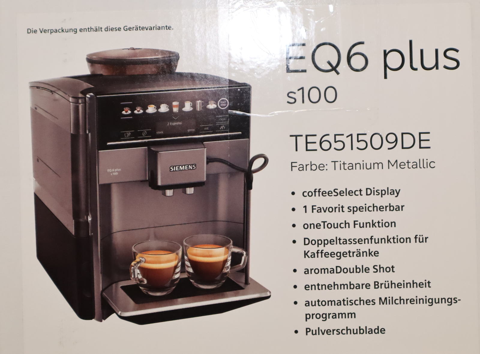 Siemens Te651509de Eq 6 Plus S100 Test