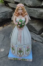 Jim Shore Bride Figurine "From this Day Forward", 2006 Wedding Figurine 