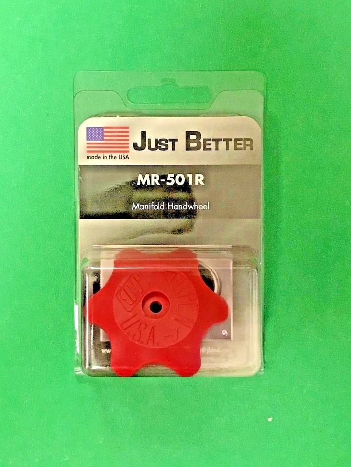 JB Industries Manifold Handwheel RED w/Screw #MR-501R