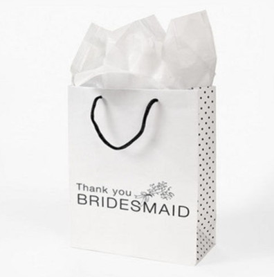 144 THANK YOU Gift Bags Bridesmaid White Wedding Bridal Party Bulk