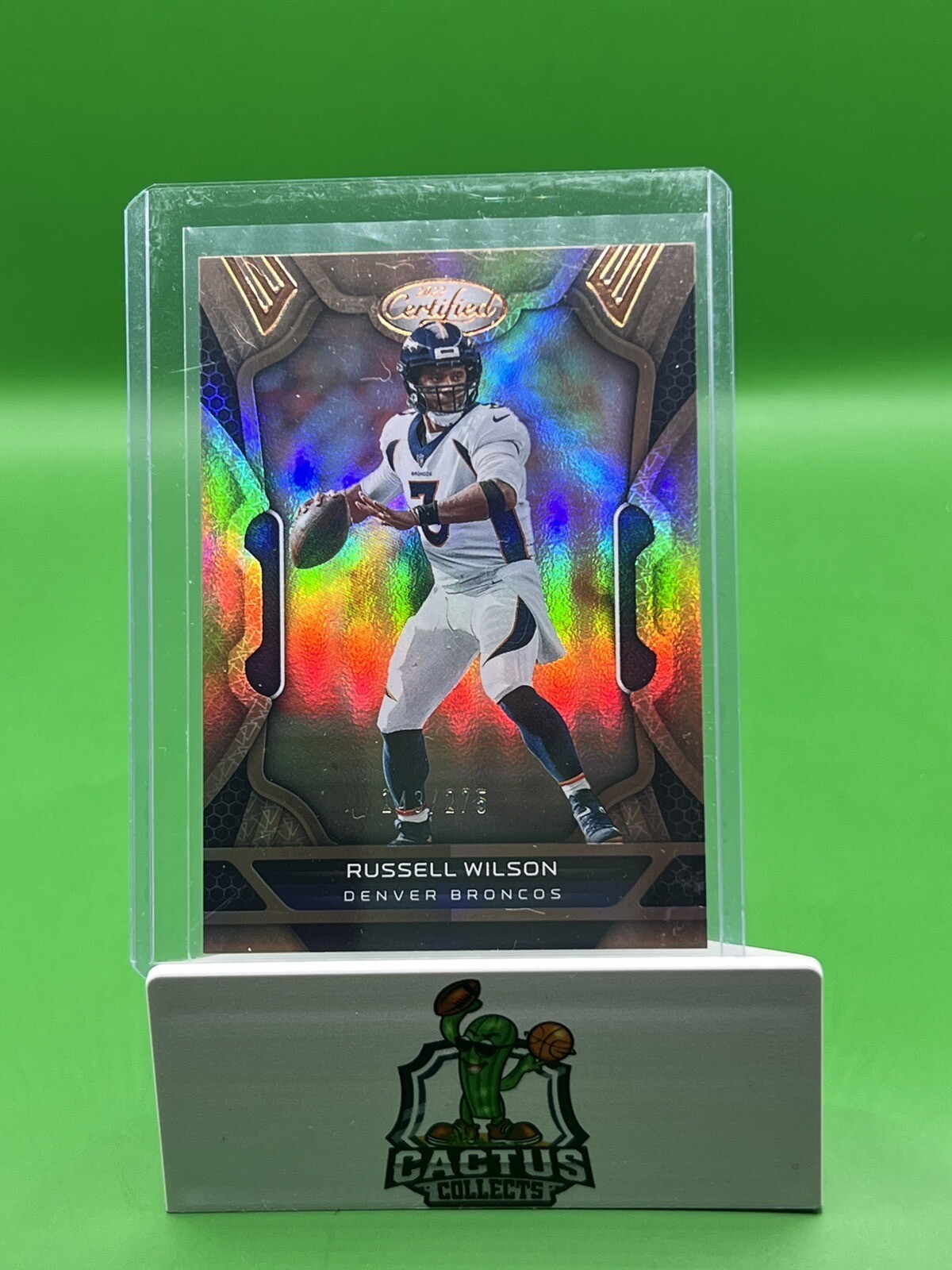 2022 Panini Certified Bronze /275 Russell Wilson Denver Broncos #30