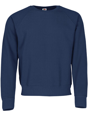 Fruit of the Loom Sweatshirt Pullover Classic Raglan Sweat Herren Pulli Unisex