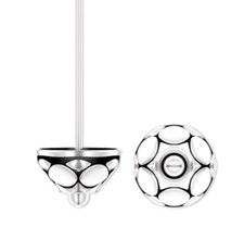 Head Pin, 20 Antiqued Silver Plated Pewter 2" Long 21 Gauge Flower Head Pins