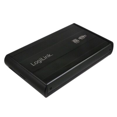 LogiLink UA0107 HDD Festplattengehäuse 3,5 Zoll S-ATA USB 3.0 Alu Extern schwarz