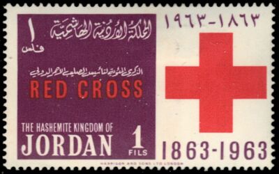 Jordan 413 International Red Cross And Red Crescent Centenary Pb Ebay